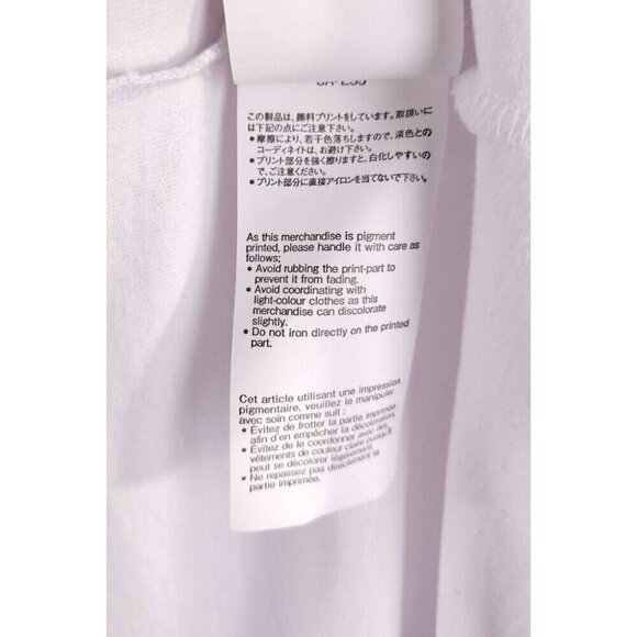 Sacai Get Lifted Long Sleeve T-Shirt 3 L Mens White Logo New RARE - Picture 13 of 13